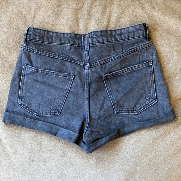High Waisted Jean Shorts - Picture 2 of 3